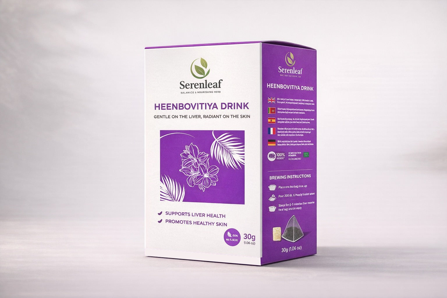 100% Natural Ceylon Heenbovitiya Herbal Drink (20 Sachets)