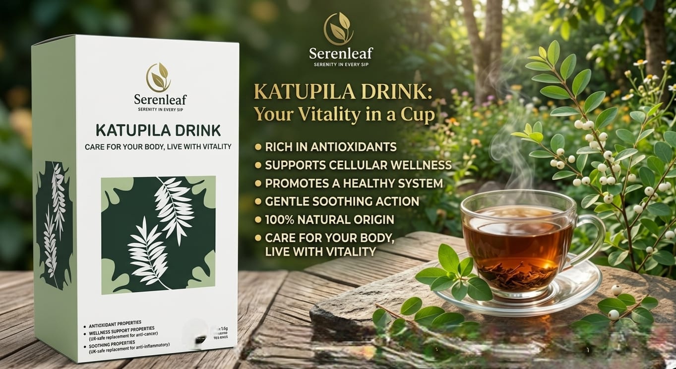 100% Natural Ceylon Katupila Herbal Drink -20 Tea Bags