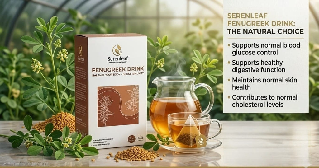 100% Natural Ceylon Fenugreek Herbal Drink (20 Sachets)